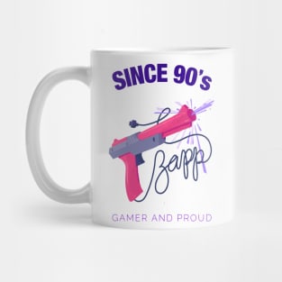 Since 90s Gamer and Proud - Gamer gift - Retro Videogame Mug